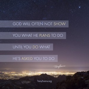 god will not show